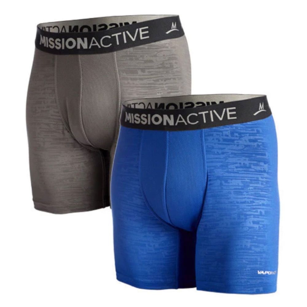 Mission Men 2 pack Vaporactive Boxer Briefs